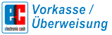 Vorkasse/ Überweisung Logo