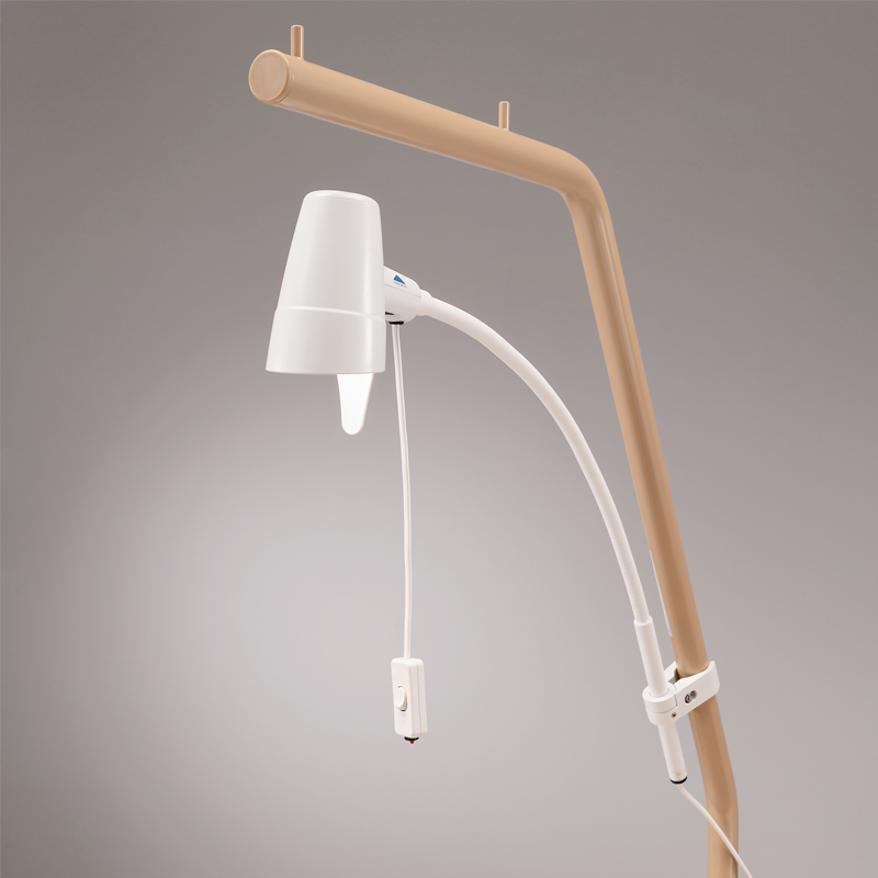 Leselampen für Pflegebett Burmeier