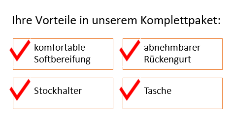 Rehasense Athlon SL Carbon Rollator Komplettpaket